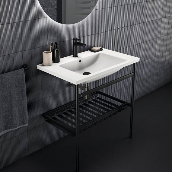 Раковина для ванной комнаты IDEAL STANDARD CONCA WASH STAND 80X50 SILK BLACK (E2533XG)