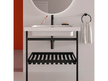 Bathroom sink IDEAL STANDARD CONCA WASH STAND 80X50 SILK BLACK (E2533XG)