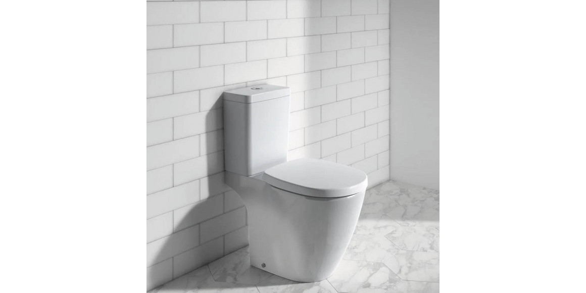 Toilet-bidet IDEAL STANDARD CONNECT CUBE PACK HO BI WHITE SC SEAT (E716401)