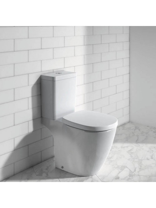 Toilet-bidet IDEAL STANDARD CONNECT CUBE PACK HO BI WHITE SC SEAT (E716401)