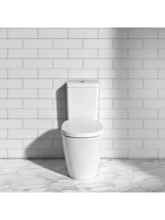 Toilet-bidet IDEAL STANDARD CONNECT CUBE PACK HO BI WHITE SC SEAT (E716401)