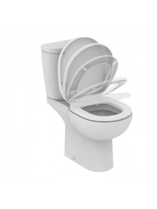 Toilet-bidet IDEAL STANDARD CNCT CLASSIC PACK HO BI WHITE CC CUBE SC (E804801)