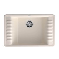 Мойка для кухни GRANFEST QUARZ 71 1-чаша+крыло 760*480 мм белый 