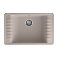 Мойка для кухни GRANFEST QUARZ 71 1-чаша+крыло 760*480 мм песочный 
