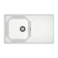 Kitchen sink GRANFEST UNIQUE 840L 1-чаша+крыло 840*500 мм иней 