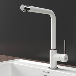 Kitchen tap GRANFEST СМЕСИТЕЛЬ Г-обр 3651 D-35мм иней 