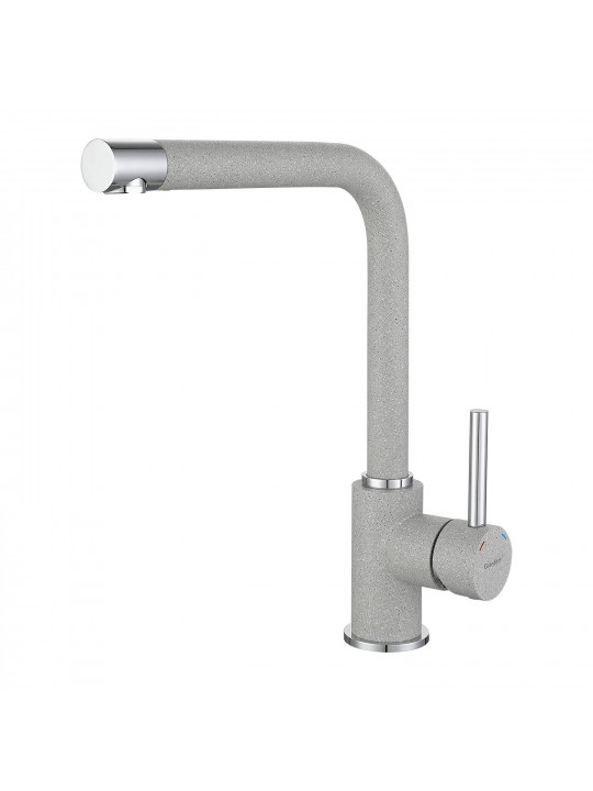 Kitchen tap GRANFEST СМЕСИТЕЛЬ Г-обр 3651 D-35мм серый 