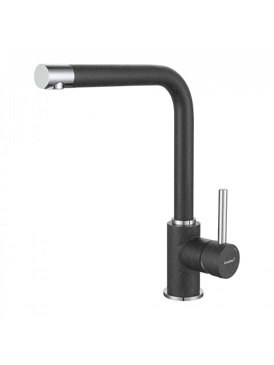 Kitchen tap GRANFEST СМЕСИТЕЛЬ Г-обр 3651. D-35мм графит 