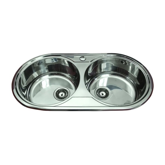 Мойка для кухни KALDO HB 7106 (84*44*18 SATIN) 