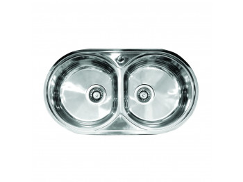 Kitchen sink HB 7113 (79*44*180 SATIN) 