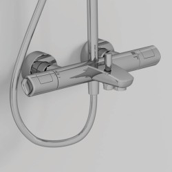 Ցնցուղ-ծորակ IDEAL STANDARD CERATHERM T100 BSH SHRSYS MXR EXPSD CHR (A7591AA)