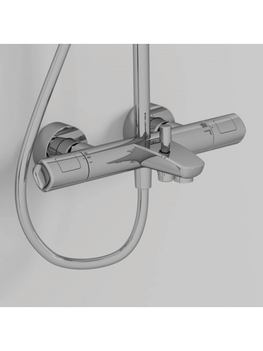 Shower-tap IDEAL STANDARD CERATHERM T100 BSH SHRSYS MXR EXPSD CHR (A7591AA)