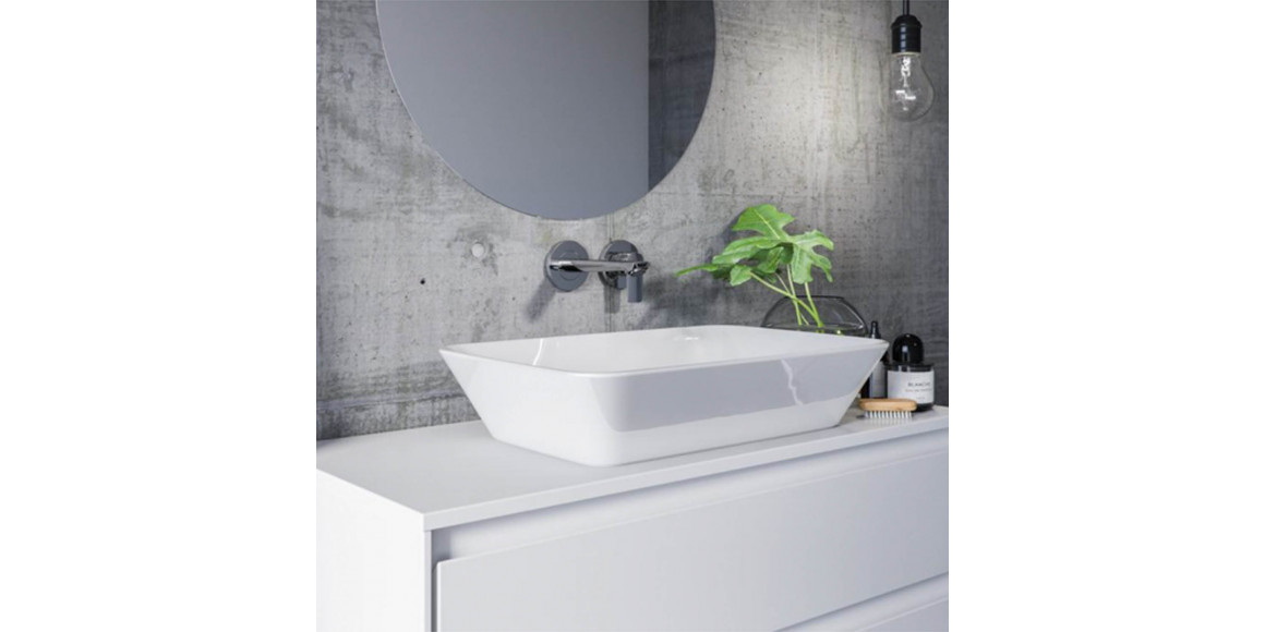 Bathroom sink IDEAL STANDARD CONNECT AIR VSL BSN 60 WHT NOF NTH DECK (E034801)