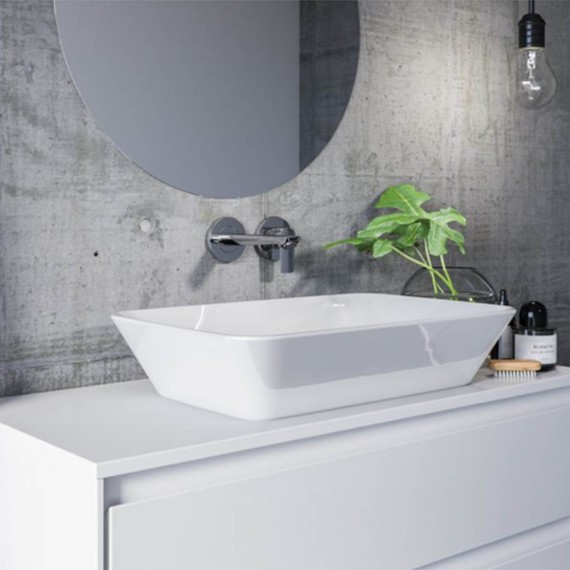 Bathroom sink IDEAL STANDARD CONNECT AIR VSL BSN 60 WHT NOF NTH DECK (E034801)