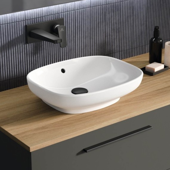 Bathroom sink IDEAL STANDARD IS 1 LIFE B VSL BSN REC 45X37 OF WHT BXD (T509201)