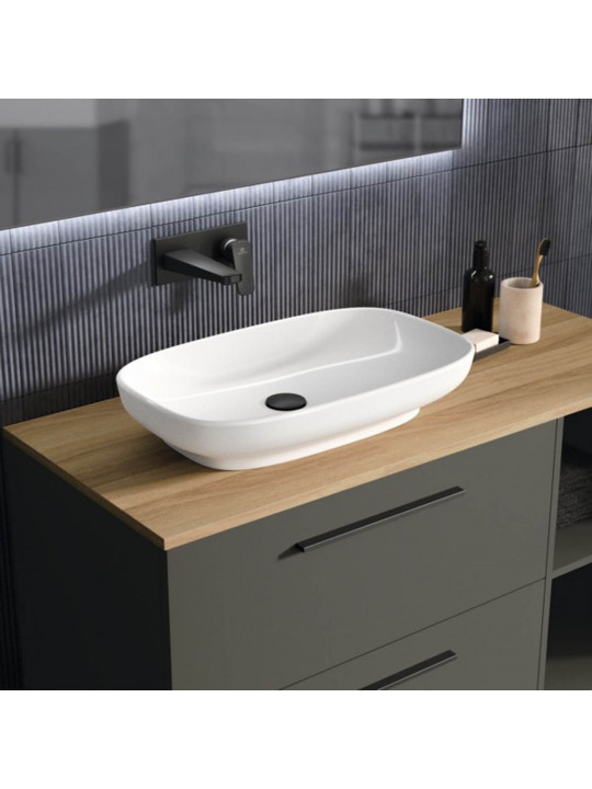 Bathroom sink IDEAL STANDARD IS 1 LIFE B VSL BSN REC 60X37 NOF WHT BX (T508701)