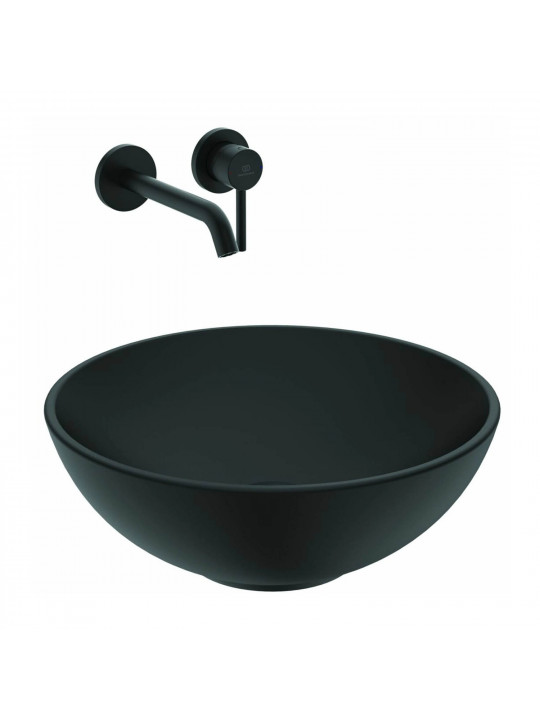 Bathroom sink IDEAL STANDARD STRADA O VSL BSN 41X41 SILKBL NTHNOF RND (K0795V3)