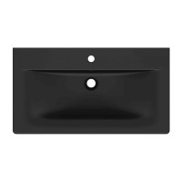 Раковина для ванной комнаты IDEAL STANDARD C.AIR BSN UNIT 80X44 SLKBLK & WOOD 2 DRWR (R0474NE)
