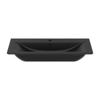Раковина для ванной комнаты IDEAL STANDARD C.AIR BSN UNIT 80X44 SLKBLK & WOOD 2 DRWR (R0474NE)