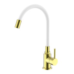 Кран для кухни SPLENKA S201.4408.03 Gold/White 