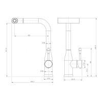 Кран для кухни SPLENKA S206.49.06 Black 