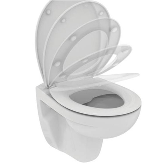 Զուգարանակոնք-բիդե IDEAL STANDARD TIRSO WH BOWL RIMLS SC S&C WHT (R034301)