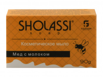 Мыло SHOLASSI COSMETIC SOAP-BOX MILK&HONEY 90GR 