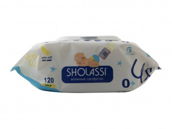 Wet wipe SHOLASSI N120 BABY EXTRA SOFT BLUE(231678) 