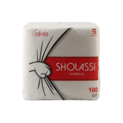 Napkin SHOLASSI N100 FOR TABLE 25x25 100PC (231531) 