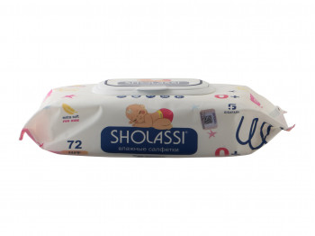Wet wipe SHOLASSI N72 BABY EXTRA SOFT(231500) 