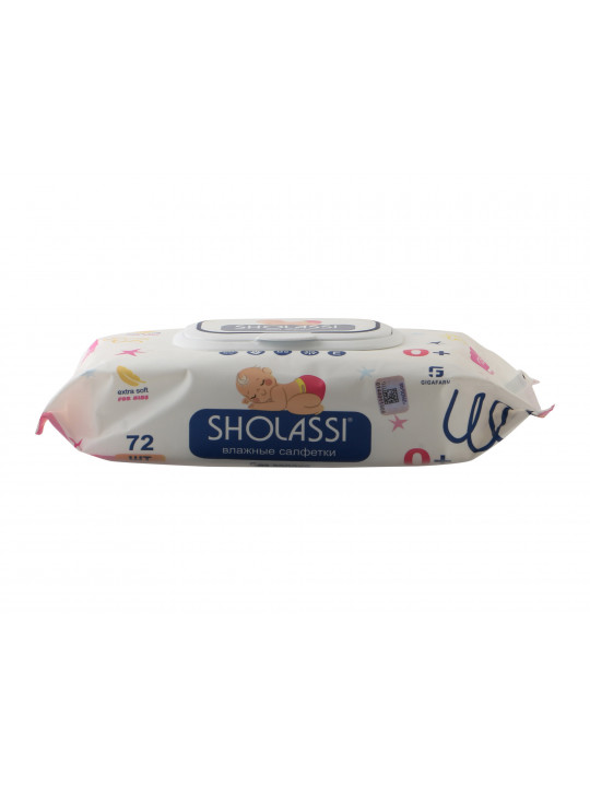 Wet wipe SHOLASSI N72 BABY EXTRA SOFT(231500) 