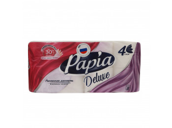 Туалетная бумага PAPIA DELUXE 4PLY 8PCS (000112) 