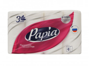 Бумажное полотенце PAPIA CULINATY TOWEL DELUXE  3PLY 4PCS (000242) 