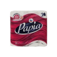Toilet paper PAPIA COTTON 3PLY 32PCS (000624) 