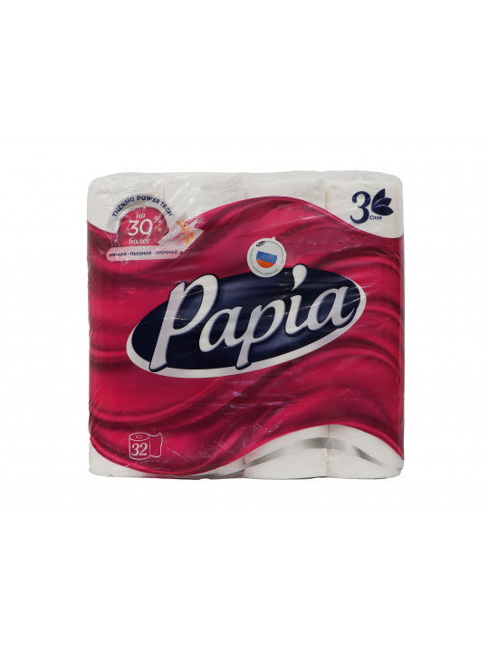 Toilet paper PAPIA COTTON 3PLY 32PCS (000624) 