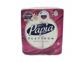 Туалетная бумага PAPIA PUR&SOFT 5PLY 4PCS (001423) 