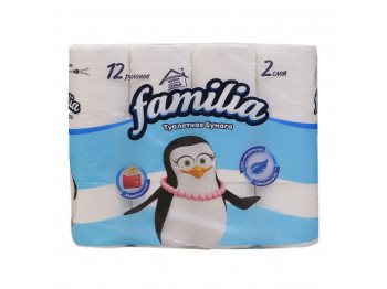 Toilet paper FAMILIA CLASSIC 2pl 12x8-125 (001591) 