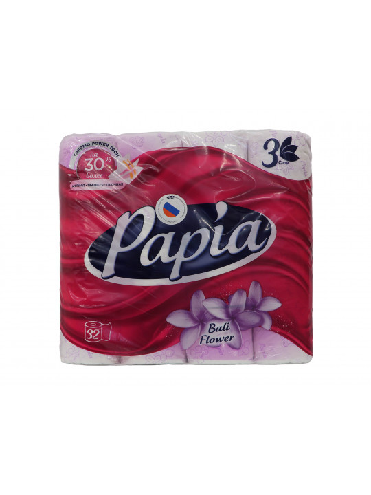 Toilet paper PAPIA BALI FLOWER 3PLY 32PCS (001768) 