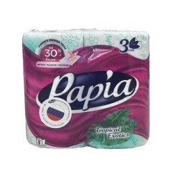 Toilet paper PAPIA TROPICAL EXOTICS 3PL 4PC (002079) 