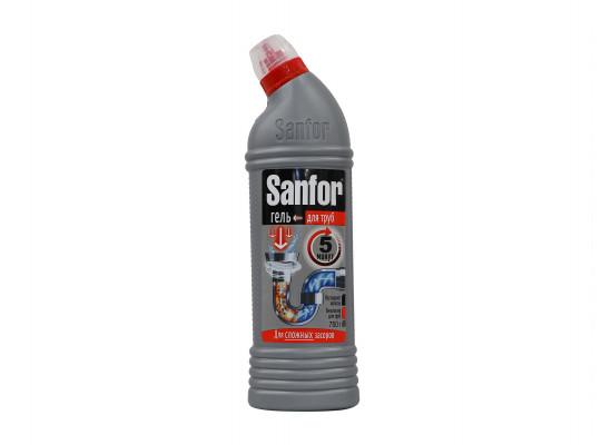 Cleaning liquid S. SANFOR SEWER PIPES GEL 750 GR (003402) 