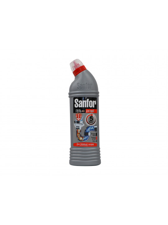 Очищающий жидкость S. SANFOR SEWER PIPES GEL 750 GR (003402) 