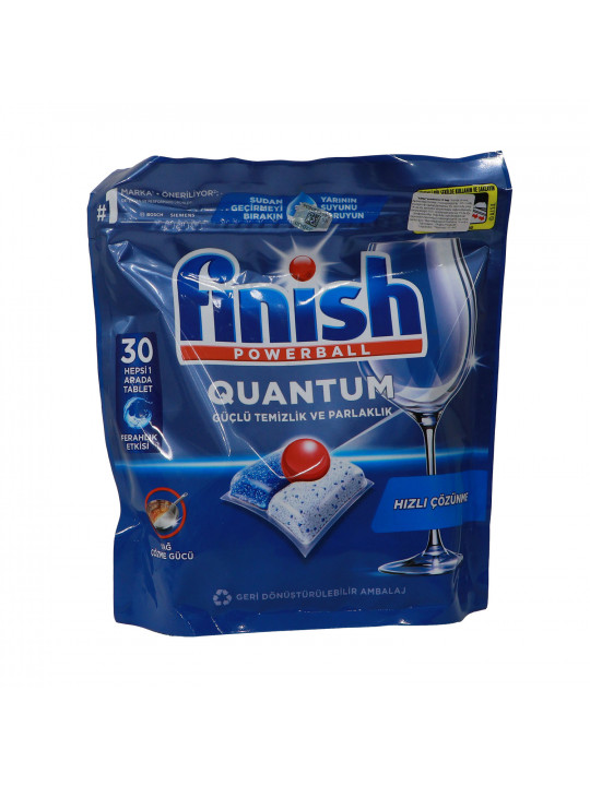 Dishwashing liquid FINISH PODS QUANTUM 30 PC (003763) 