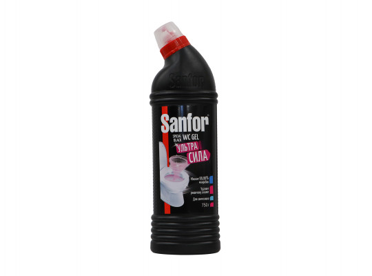 Cleaning liquid S. SANFOR SPECIAL BLACK WC GEL 750 GR (004614) 