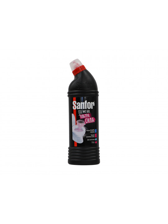 Cleaning liquid S. SANFOR SPECIAL BLACK WC GEL 750 GR (004614) 