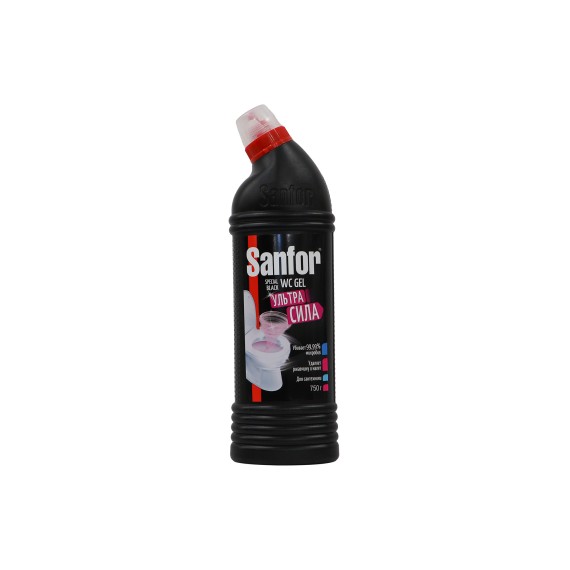 Cleaning liquid S. SANFOR SPECIAL BLACK WC GEL 750 GR (004614) 