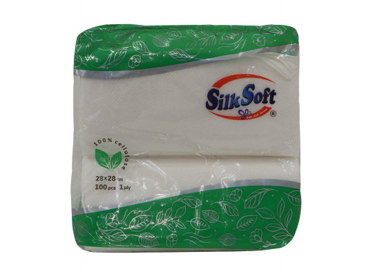 Салфетка SILK SOFT 100 ՀԱՏ ՓԱՓՈՒԿ 28x28 (010115) 