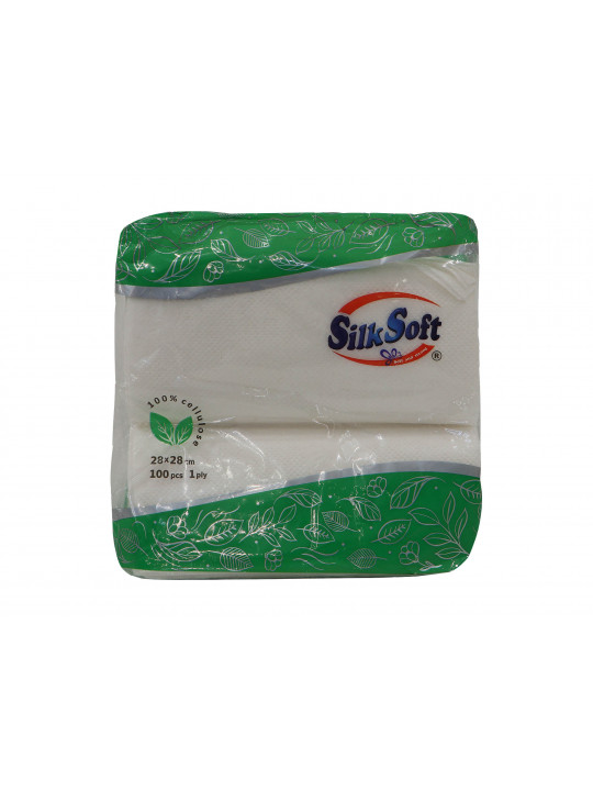 Салфетка SILK SOFT 100 ՀԱՏ ՓԱՓՈՒԿ 28x28 (010115) 