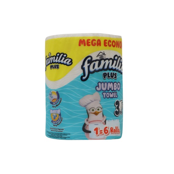 Toilet paper FAMILIA JUMBO 3PL 1X6-480 (011278) 