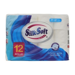 Туалетная бумага SILK SOFT 3 LAYER 12PC (011464) 