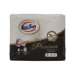 Туалетная бумага SILK SOFT PREMIUM 3 LAYER 4PC (012232) 